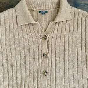 Wild Fable Beige Cropped Sweater